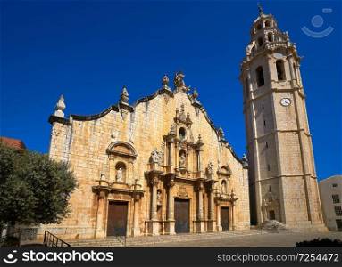 Alcala de Chivert Xivert church In Castellon Spain Saint Juan Bautista