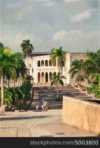 Alcazar de Colon in Santo Domingo, Caribbean