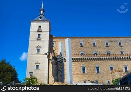 Alcazar de Toledo in Castile La Mancha of Spain