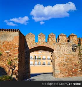 Alcazar de Zafra in Extremadura of Spain by the Via de la Plata way