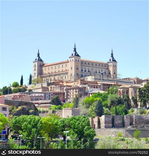 Alcazar fortress in Toledo, Spain