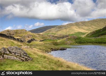 Alcock Tarn near Grasmere, the Lake District, Cumbria, England.