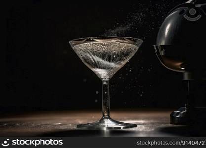 Alcoholic drink Illustration AI Generative 