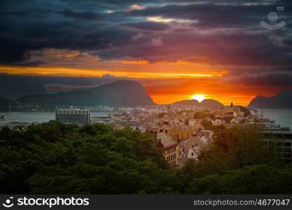 Alesund is a city in Norway. Northern Europe. Alesund is a city in Norway.