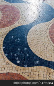 Alicante la Explanada de Espana mosaic of marble tiles flooring in Spain