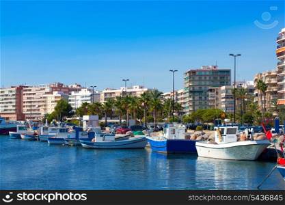Alicante Santa Pola port marina from valencian Community at spain