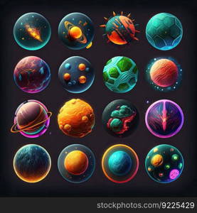 alien planet space galaxy ai generated. universe, cosmos star, background astronomy alien planet space galaxy illustration. alien planet space galaxy ai generated