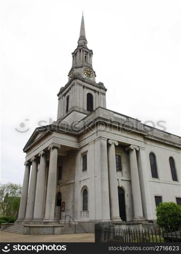 All Saints Church, London. Church of All Saints, Poplar, London, UK - high dynamic range HDR