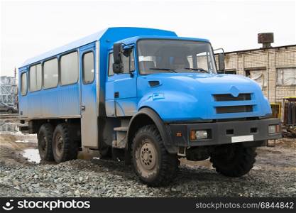 all-terrain truck to transport people