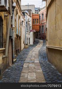 Alley at Inner City of Baku, Azerbaijan