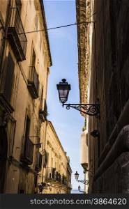 Alley at Ortigia, Syracuse, Sicily, Italy