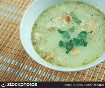 Allgauer Kasesuppe - Bavarian winter soup