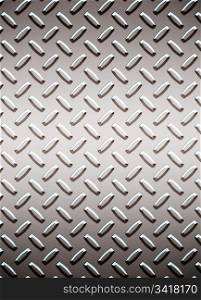 alloy diamond plate. a large seamless sheet of alluminium or nickel diamond or tread plate