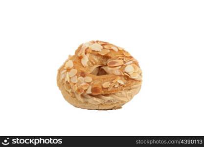 Almond covered chou pastry