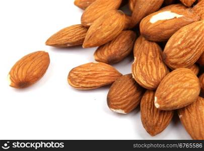 Almond nuts isolated. Almond nuts isolated.