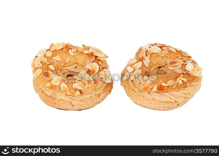 Almond topped pastries