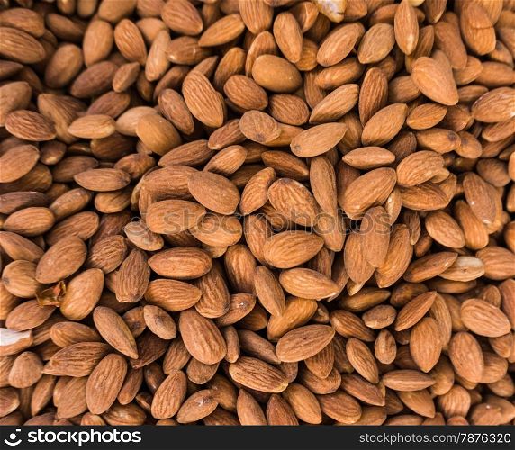 almonds background