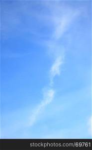 Almost clear light blue sky - abstract background