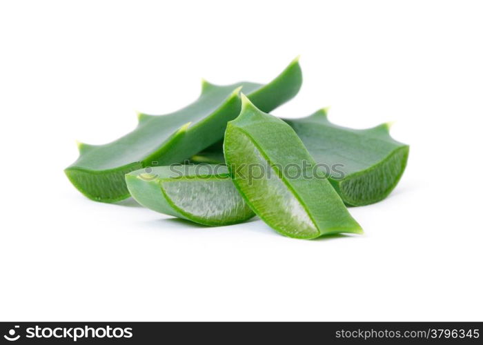 Aloe vera isolated on white