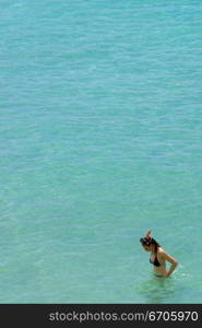 Alone in the pristine waters of Koh Tao, tranquil, tranquility, tropical, paradise, pristine, tropical, heaven, delight, joy, haven, retreat, sanctuary, oasis, Thailand.