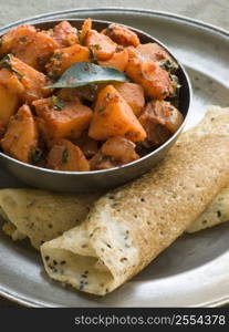 Aloo Masala with Dosa