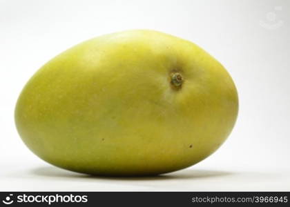 Alphonso yellow Mango fruit isolated on white background