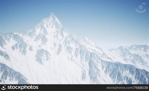 Alpine Alps mountain landscape, top of Europe Switzerland. Alpine Alps Mountain Landscape