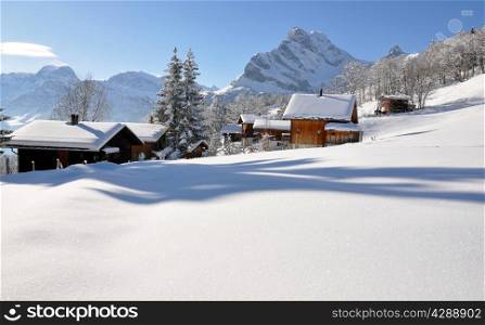 Alpine scenery, Braunwald, Switzerland