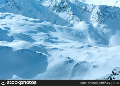 Alps mountain winter landscape (Austria)