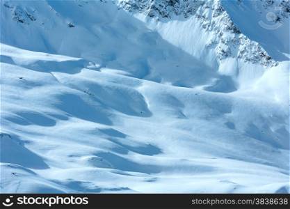 Alps mountain winter landscape (Austria)