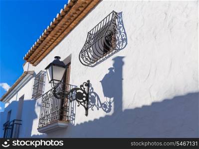 Altea old village in white whitewashed typical Mediterranean at Alicante Spain