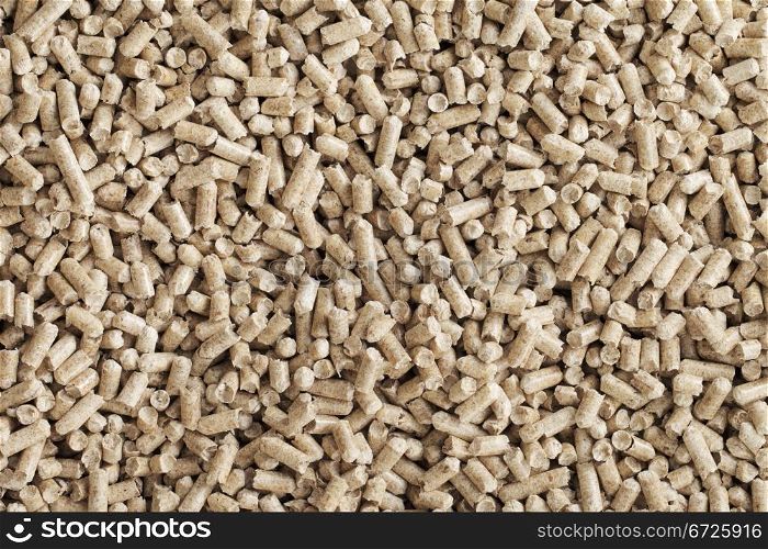 Alternative fuel: Wood pellets, made from sawdust and other industrial wood waste.