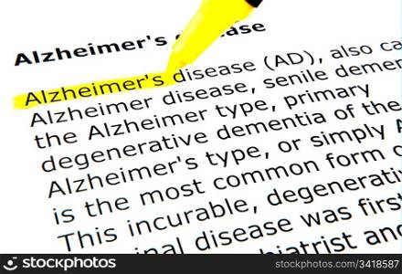 Alzheimer&rsquo;s disease