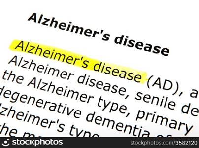 alzheimer&rsquo;s disease