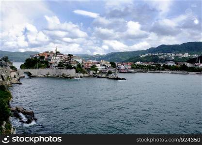 Amasra bay view from the sea