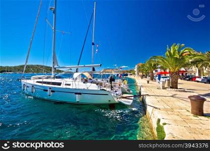Amazing Rogoznica sailing destination waterfront, Dalmatia, Croatia