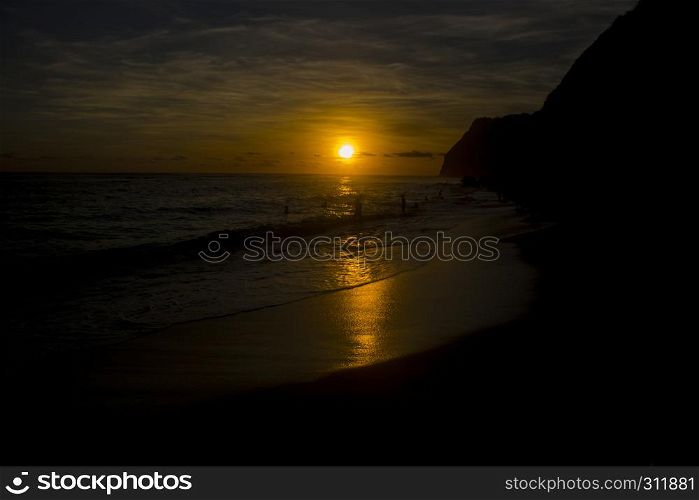 amazing sunset beach view theme photo. amazing sunset beach view theme