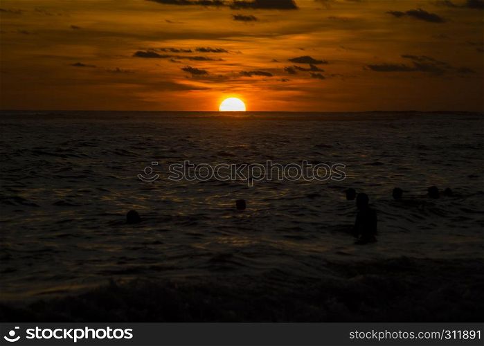 amazing sunset beach view theme photo. amazing sunset beach view theme