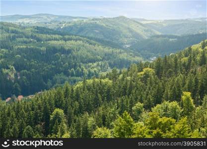 Amazing view of mountains in Czech republic