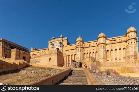 Amber Fort in Amer district of Jaipur, India.