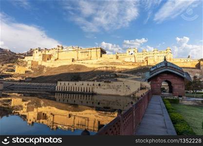 Amber Fort in Jaipur, famous landmark of India.. Amber Fort in Jaipur, famous landmark of India