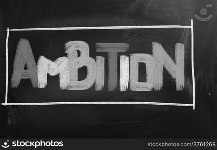 Ambition Concept