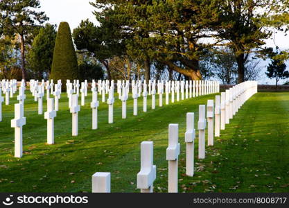 American cemetery in Collevile near Omaha beach