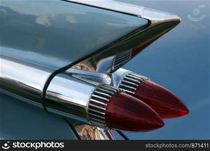 American classic car tail light