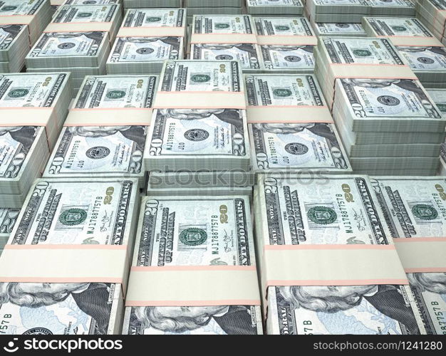 American currency background. Dollars of United States of America. US Dollars background. Money of United States of America. US Dollars background. Closeup photo