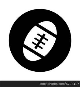American Football ball icon Illustration design