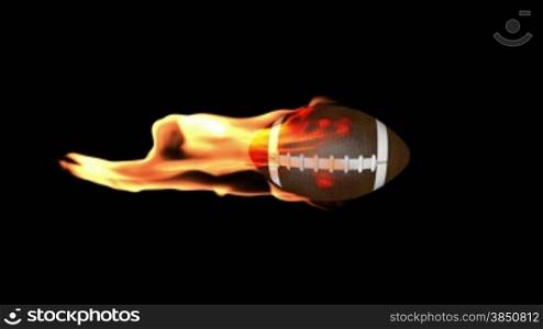 American football on Fire