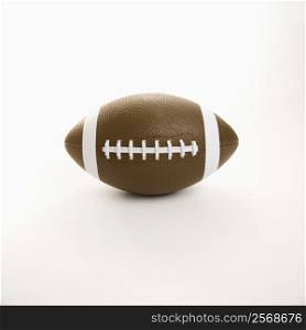American football on white background.