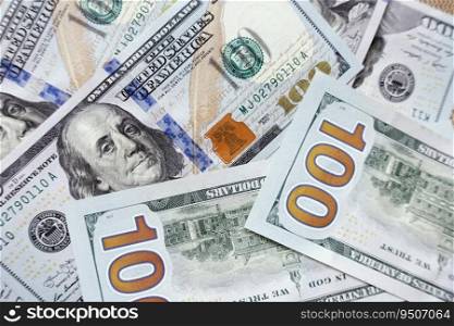 American money hundred dollar bills 