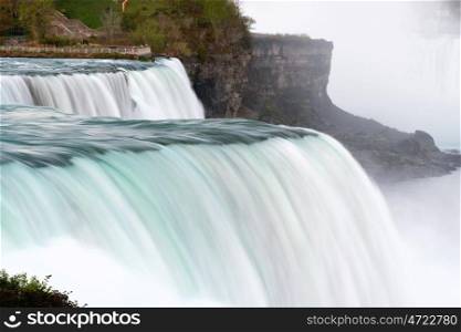 American side of Niagara Falls, New York, USA